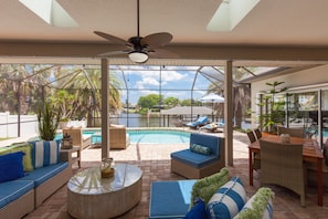 Outdoor sitting area