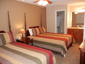 Guest Bedroom: newly remodeled with 2 queen beds