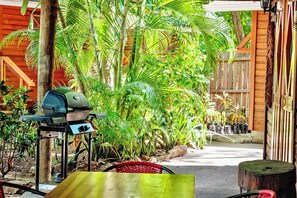 BBQ Grill on front porch