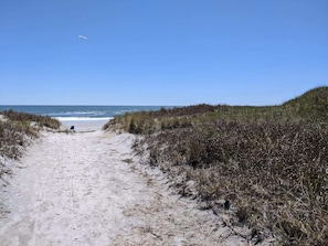 Beach Entrance next to Unit Building