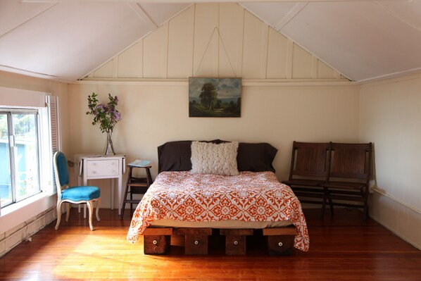 Bedroom that extends entire upstairs floor