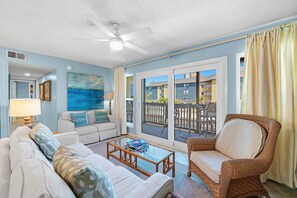 Living room with Gulf View