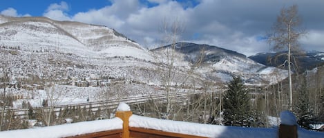 Vail Valley view from huge deck! This view never gets old