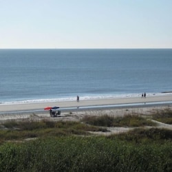View of Beach from Condo Deck and Master Bedroom