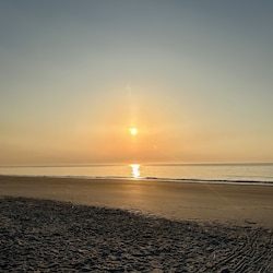 Sunrise walk on the beach!