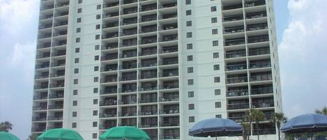 Regency Towers - right on the beach