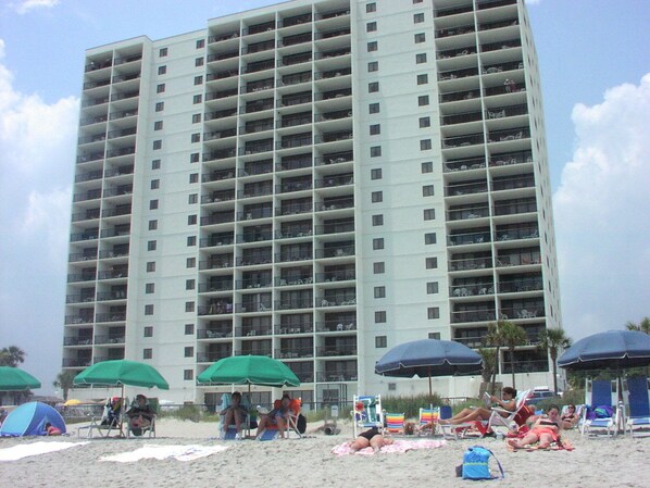 Regency Towers - right on the beach