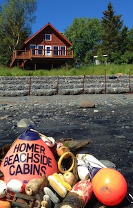 Beautiful Homer Beachside Cabins with room to park your boat