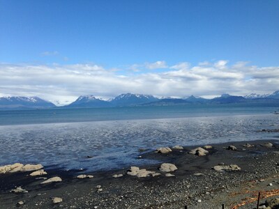 Beautiful Homer Beachside Cabins with room to park your boat