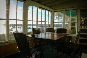 Sunroom off of the front porch. 