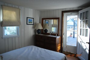 Bedroom 2, access to deck.