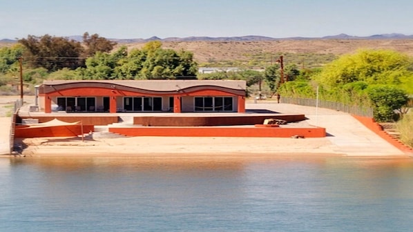 Your Dream vacation home. notice the beach, ramp, large windows, a can't miss