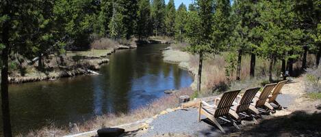 Chairs Overlooking Creek