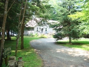 View of Camp Pinecone from driveway.