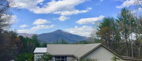 south side of guest house, first view as you drive in