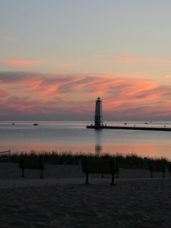 Catching the sunset is the nightly ritual in Frankfort