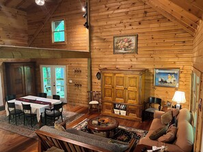 Our open living and dinning area is great for a crowd