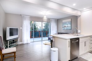 Island in the kitchen