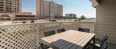 Balcony off of the Living Room Area