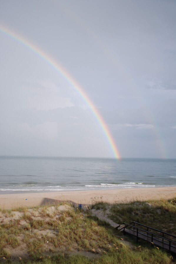 View from oceanfront deck.