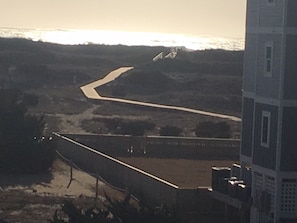 Private walkway to beach
