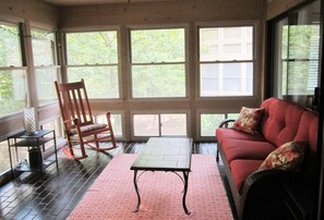 Screen/Glass Sunroom with Lake View
