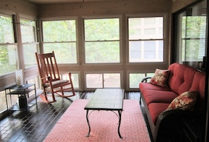 Screen/Glass Sunroom with Lake View