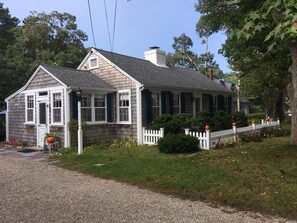 Front of the House with Pumpkins