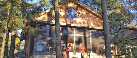 Lakeside View of the cabin
