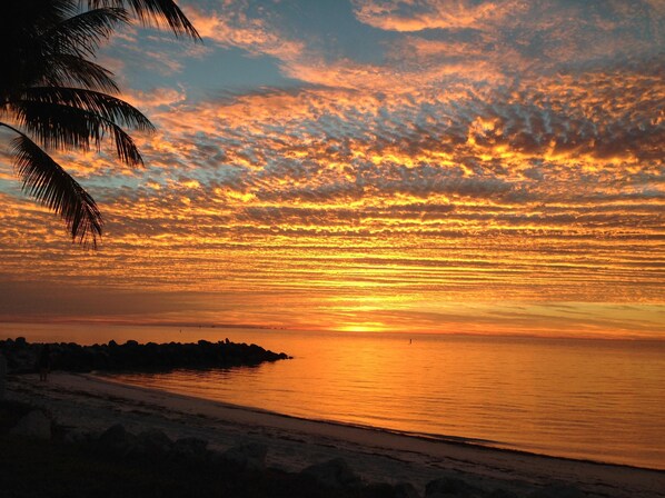 A dramatic sunrise on most mornings