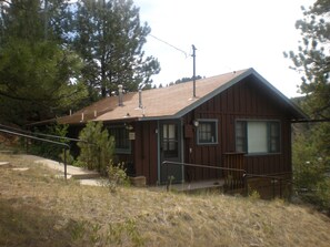 NW corner of Egbert's Cabin. Entrance to Kitchen