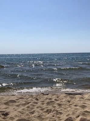 100 Feet of Private Lake Michigan Beach - Summer 2020