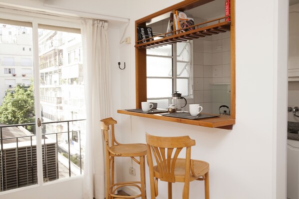 The sunny, bright island is perfect for breakfast or before-dinner drinks!!