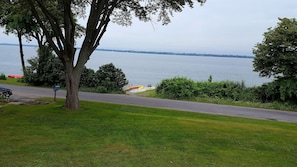 by the water, dock, boat house....lovely