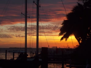 Fabulous sunsets from the dock