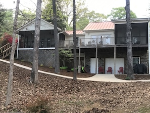 Imagine yourself on the back screen porches & deck