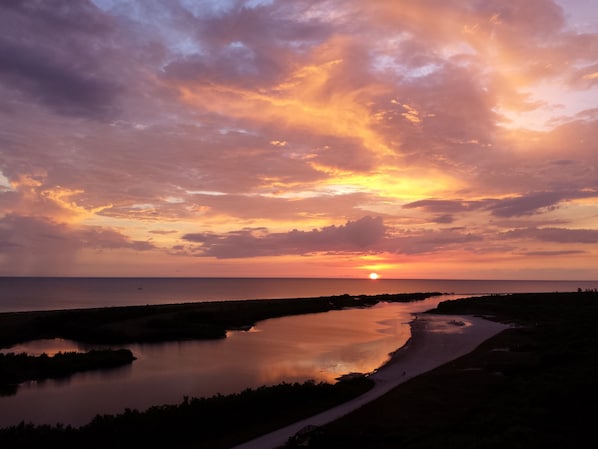 Breathtaking Sunsets right from the balcony!