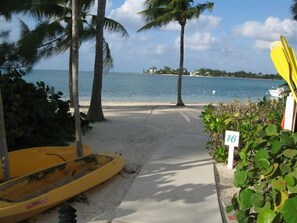 Walkway to the house and beach