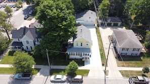 Large driveway