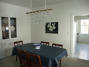 Downstairs dining room