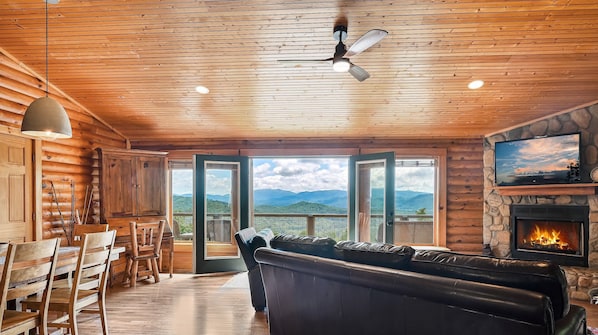 View from inside the cabin!
