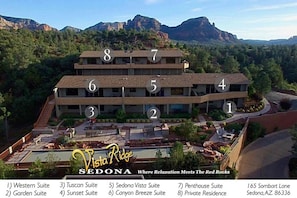 Vista Ridge Sedona suite layout.