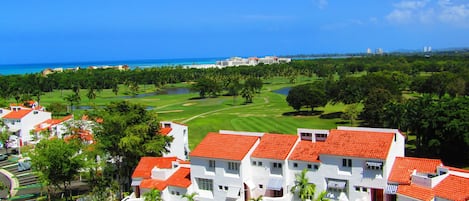 View of the greens....