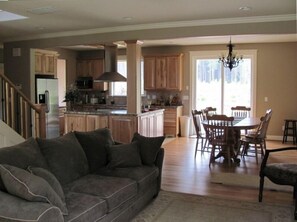 Kitchen and dining room
