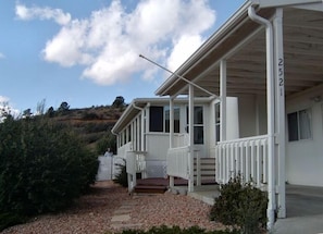 Home on the canyon ridge with breathtaking mountain views and sunsets from deck