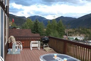 Looking towards Mt. Baldy from deck.