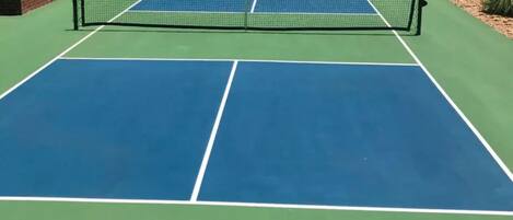 Newly constructed professional size PICKLEBALL COURT! Rackets & balls provided.