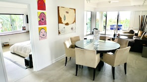 Vista plan affords bright, airy open spaces and plush private refuges