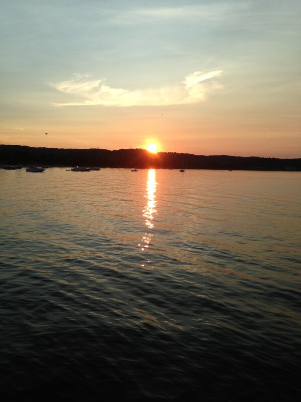 Halcyon House is close to beautiful sunsets