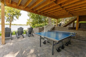 Outdoor ping pong table for active groups!